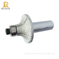 Brazed Quartz Stone Tools: Diamond Router Bits and Cutters